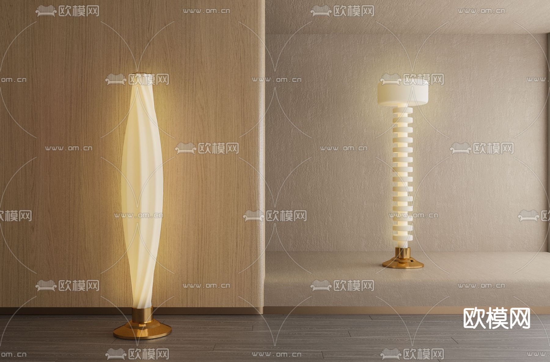 创意落地灯3d模型下载