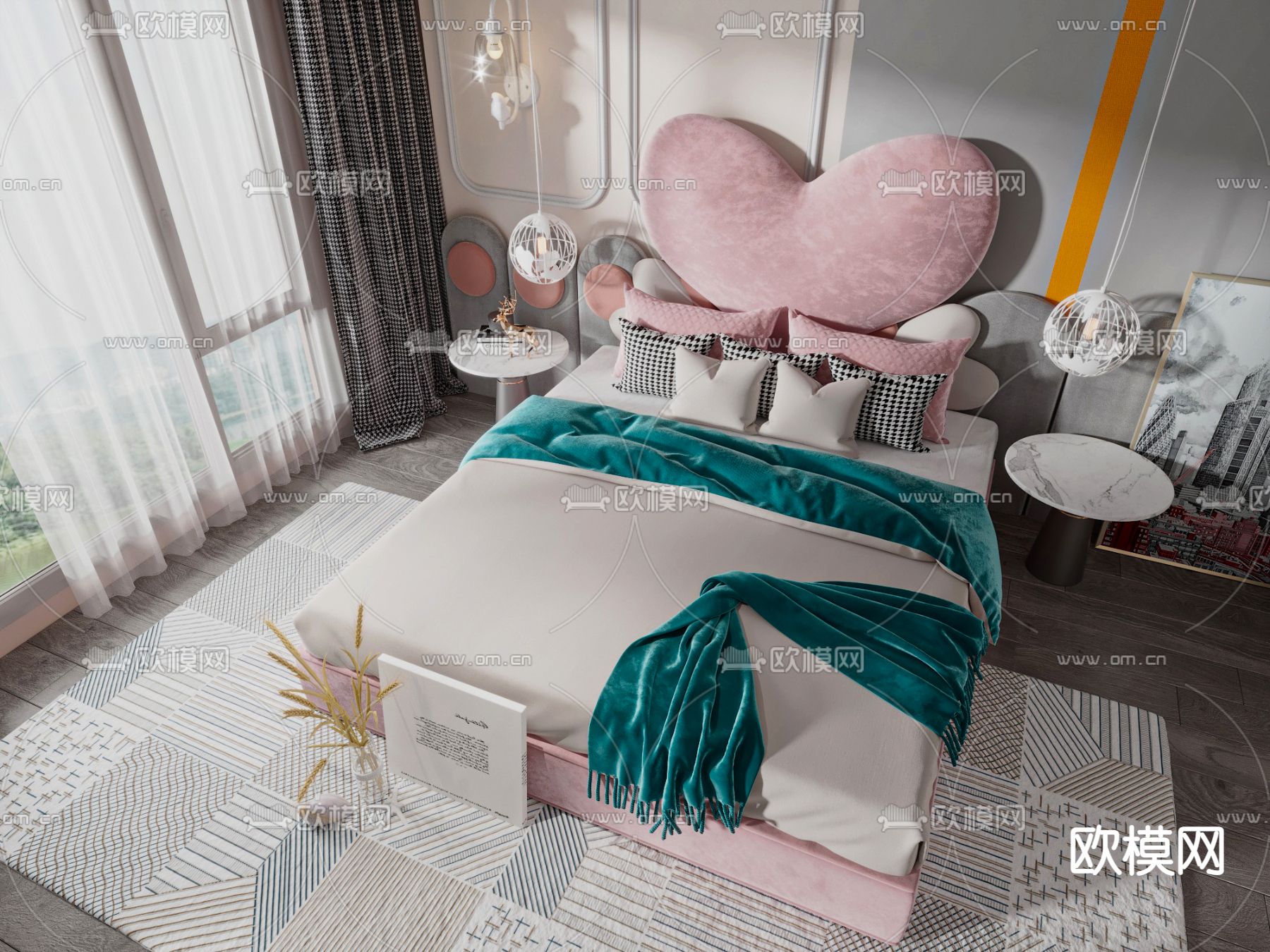 儿童床3d模型下载