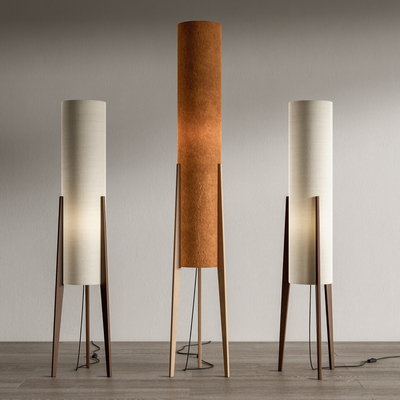 侘寂风落地灯su模型