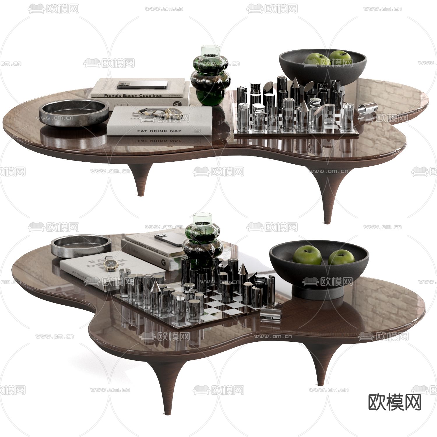 Cattelan Italia 茶几3d模型下载（渲染图1）