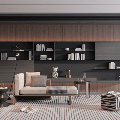  Minotti 米洛提 贵妃椅su模型 