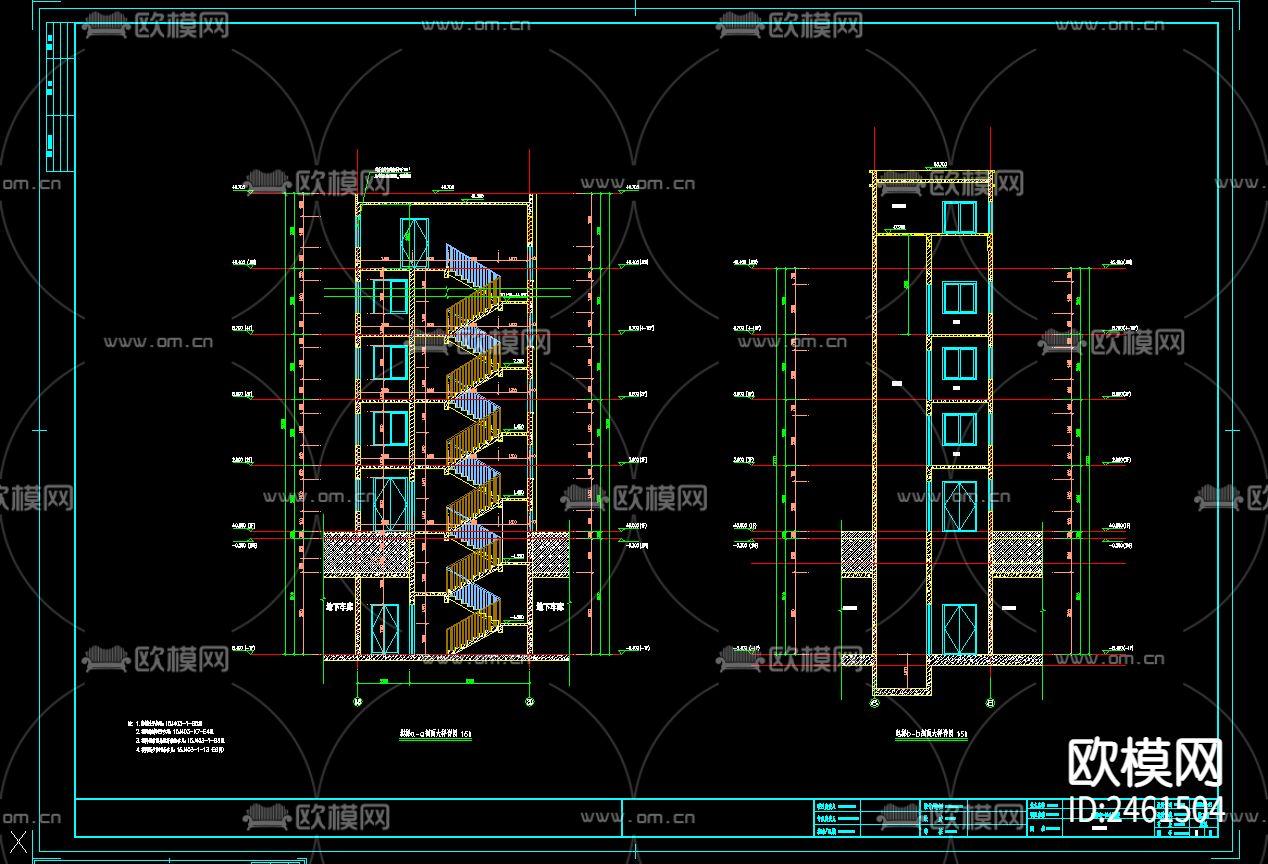 16层人才公寓楼全套建筑cad施工图下载（渲染图8）