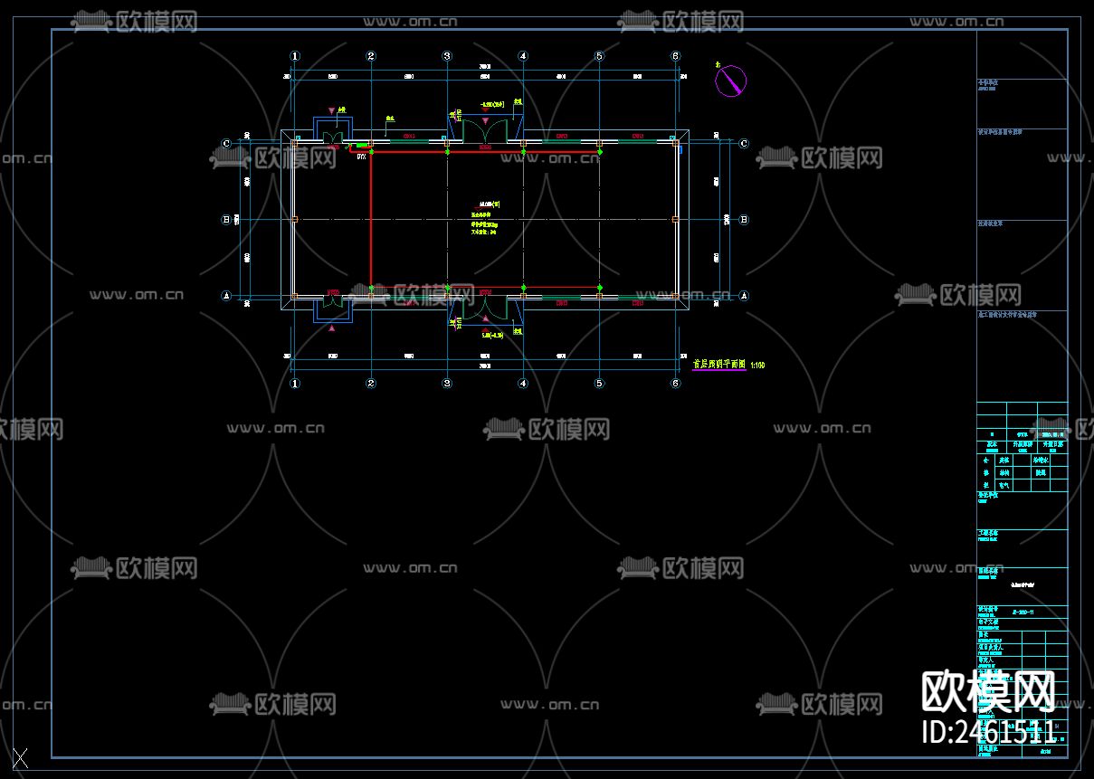 五金维修库全套建筑cad施工图下载（渲染图10）