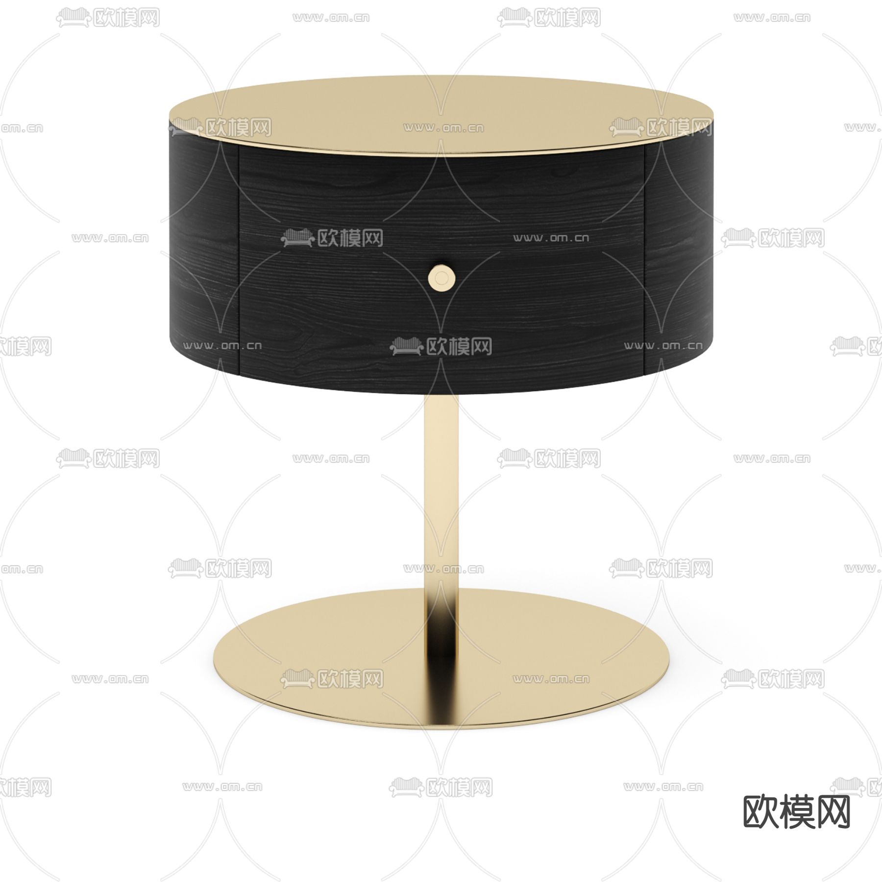 现代轻奢创意床头柜免费3d项目下载