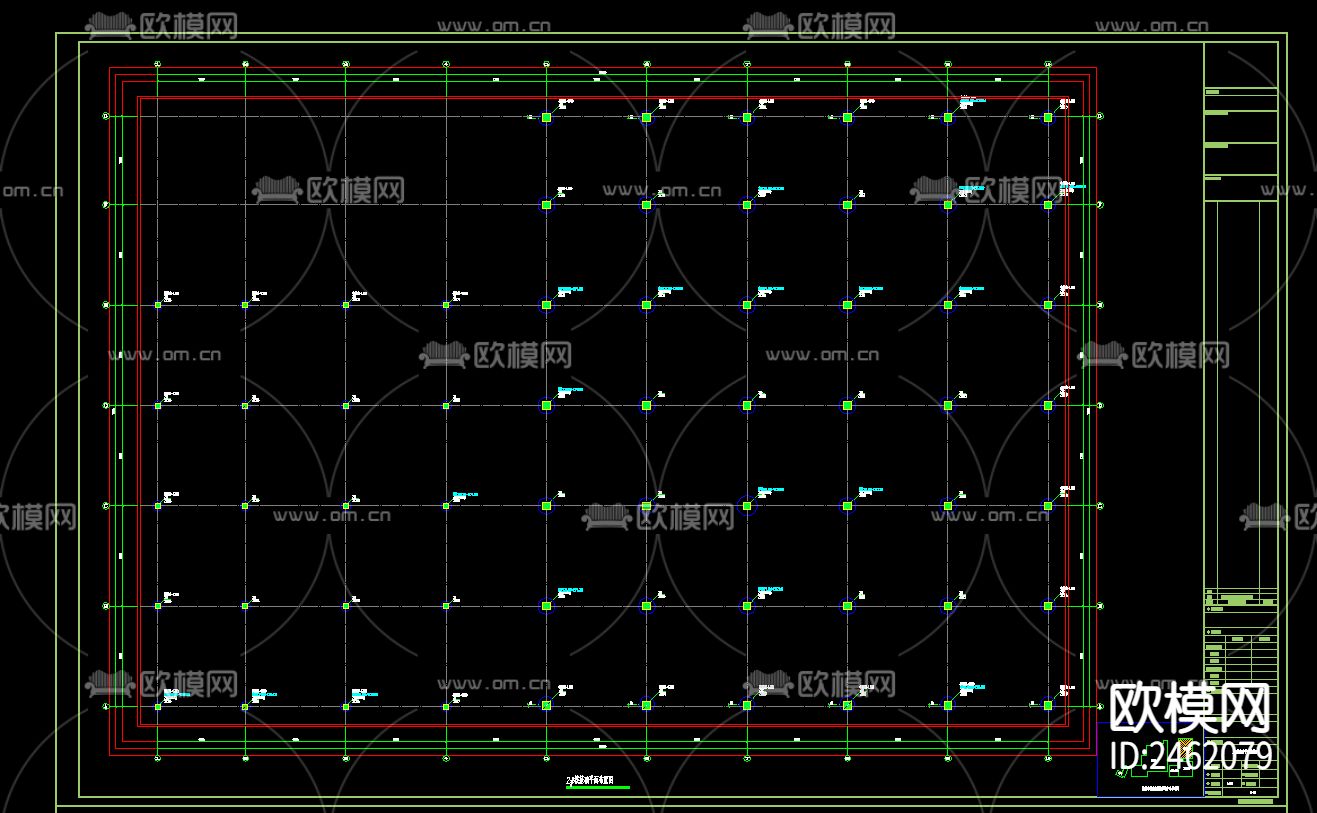 物流配送中心生鲜仓库CAD施工图下载（渲染图4）