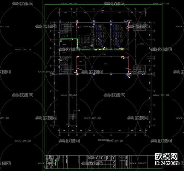 排水CAD施工图下载(渲染图4)