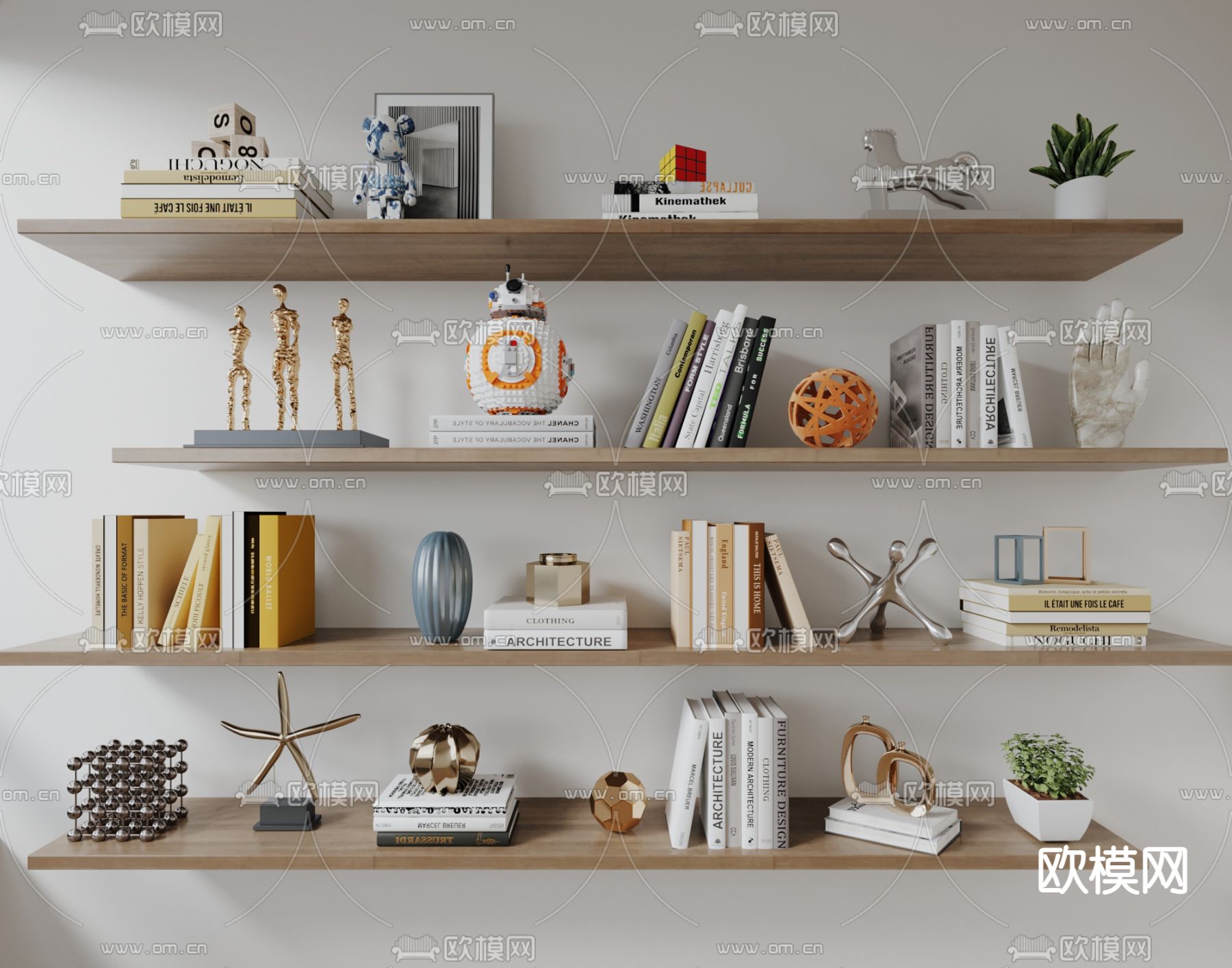 壁架吊架 装饰品 摆件3d模型下载