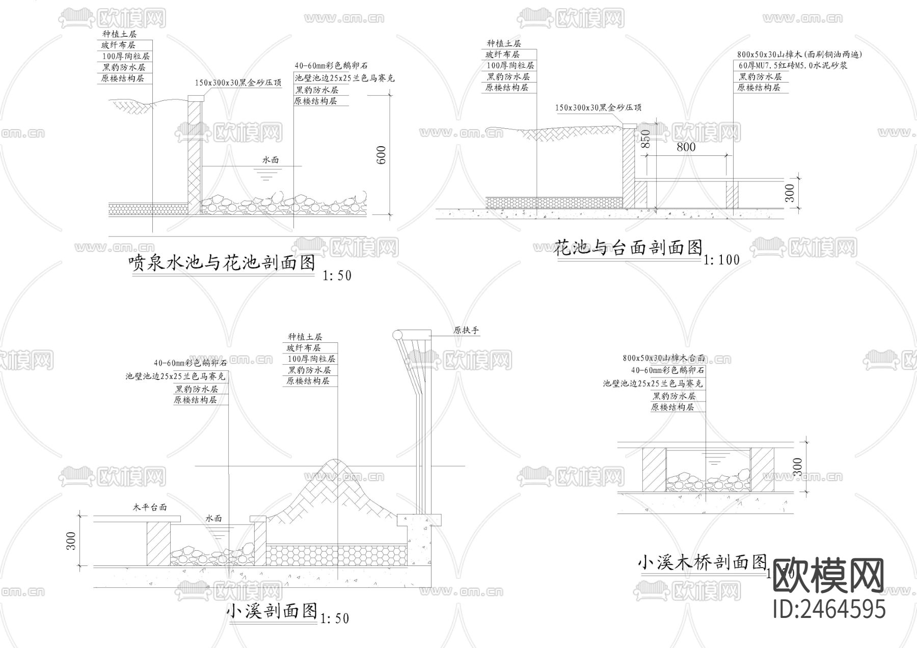 花园CAD施工图下载（渲染图4）