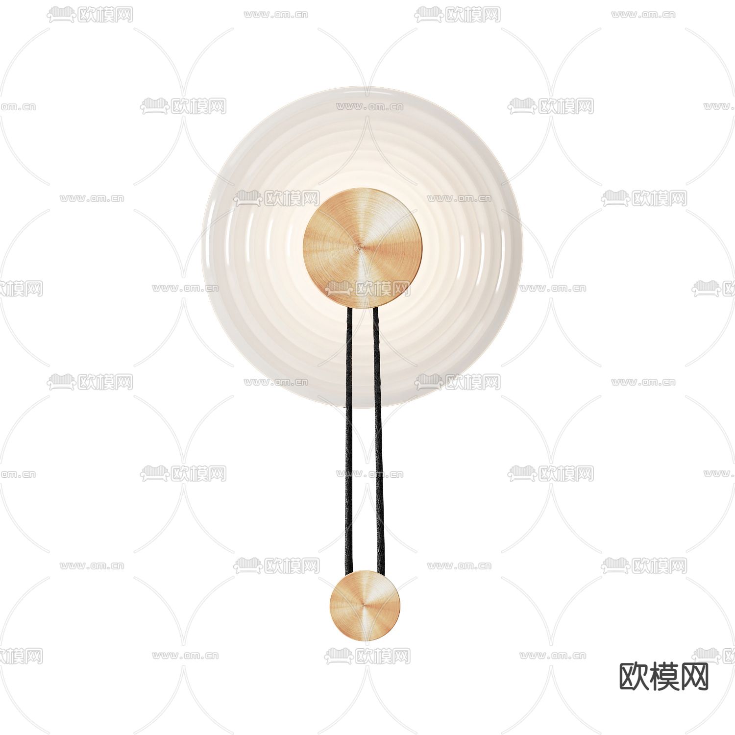 现代轻奢创意艺术壁灯免费3d模型下载