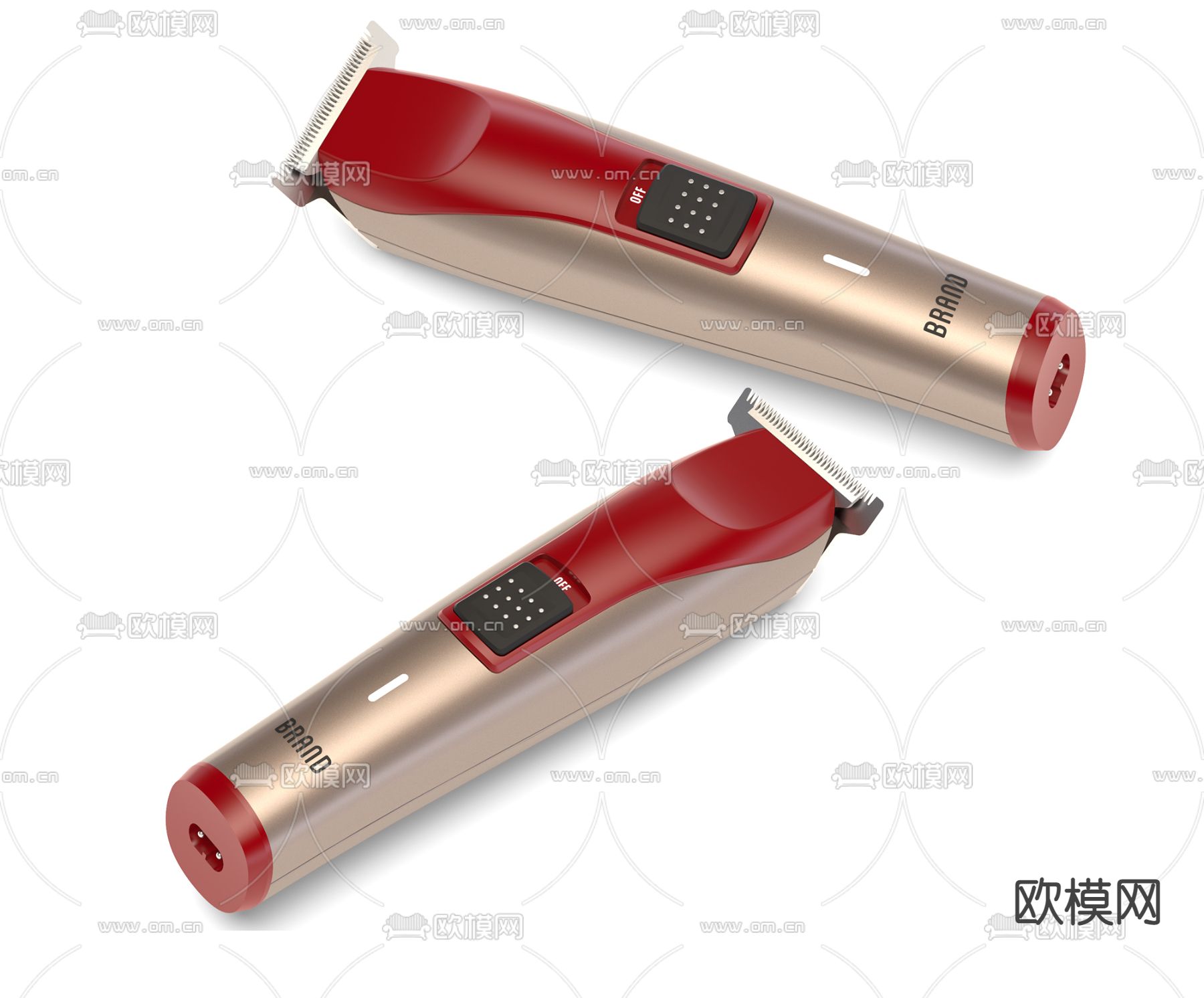 理发电推剪3d模型下载