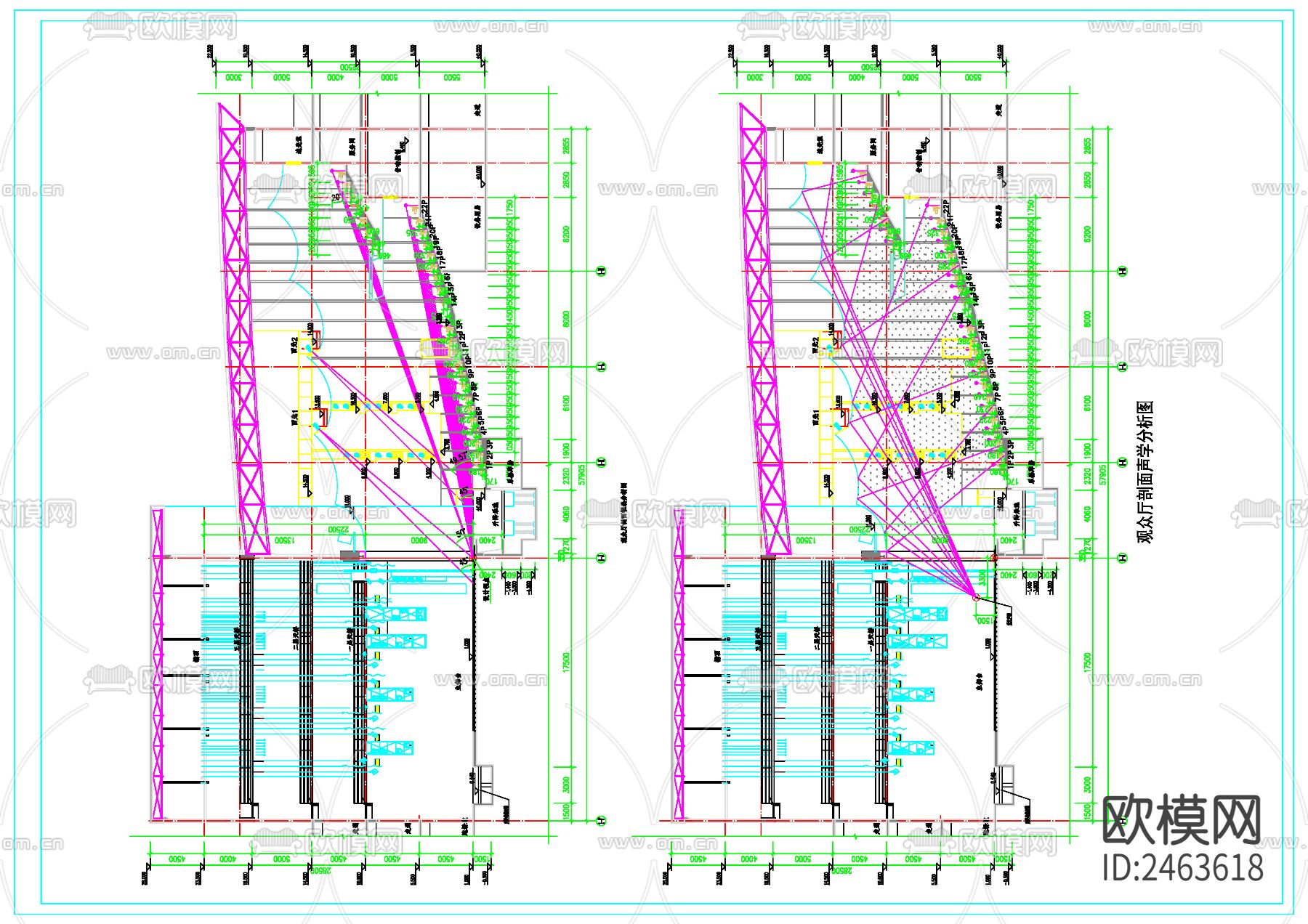 某地大剧院建筑cad施工图下载（渲染图7）