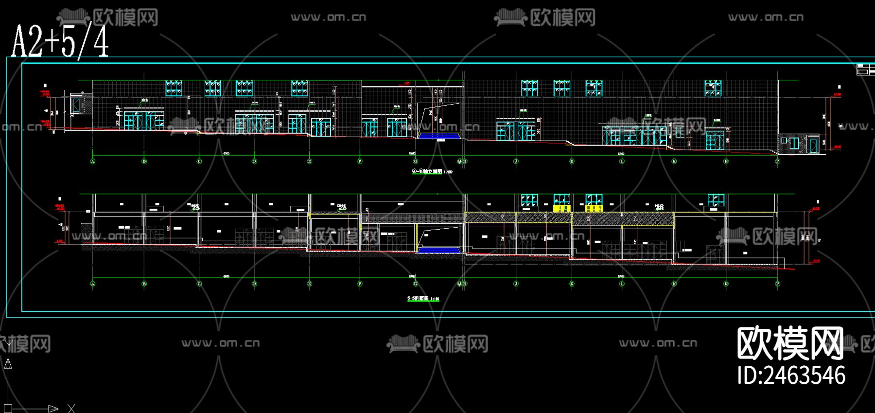 应急救灾医疗物资储备1号仓库建筑cad施工图下载（渲染图6）