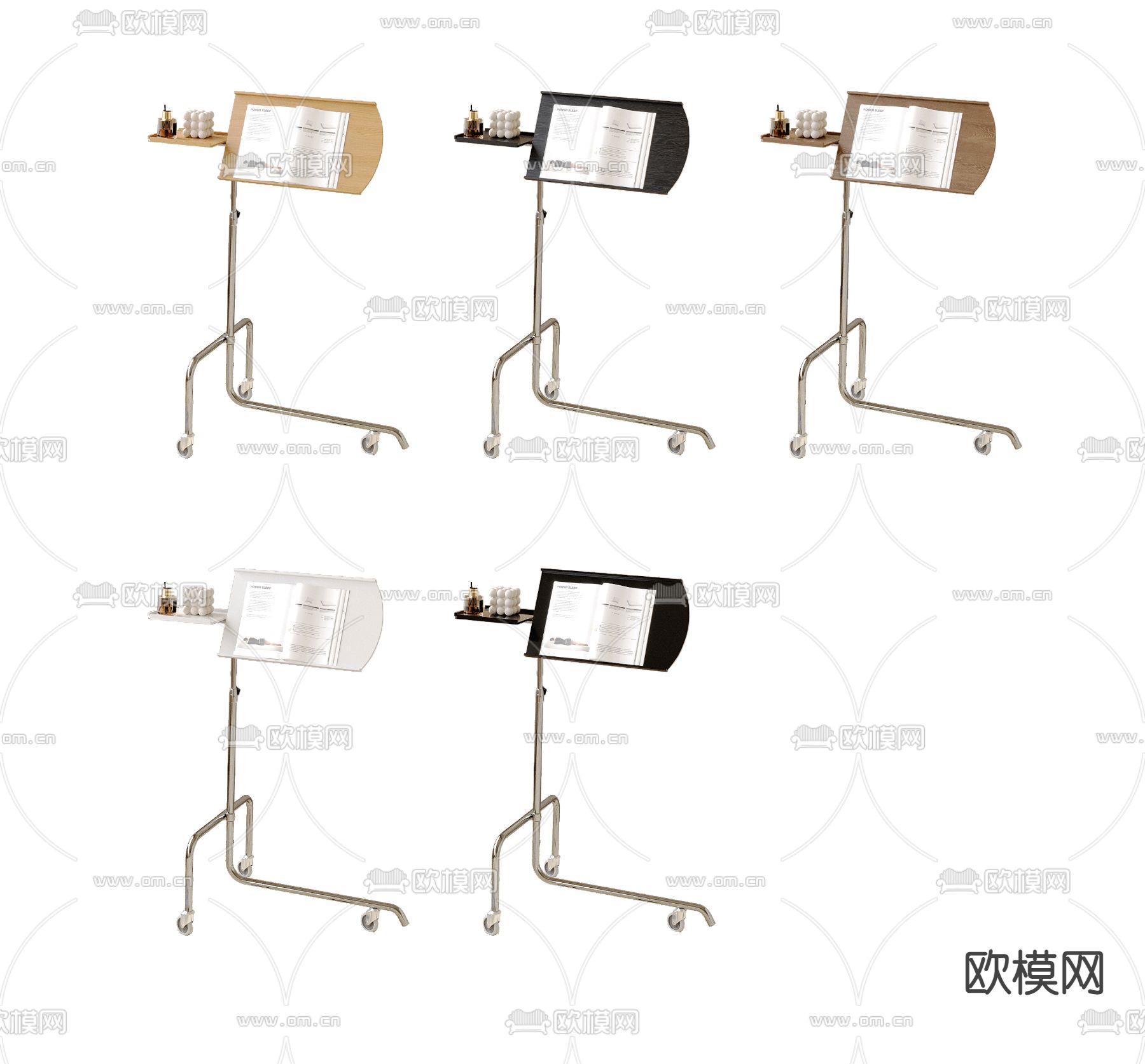 现代琴谱架3d模型下载