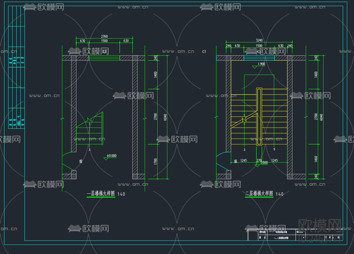 3层砖混结构办公楼CAD施工图下载（渲染图6）