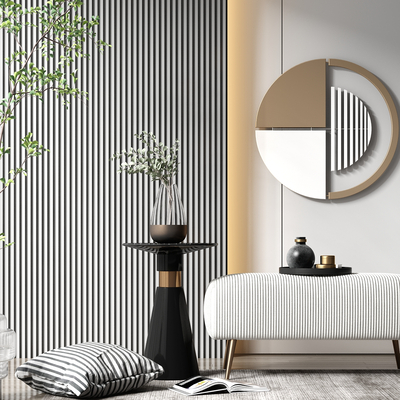  现代轻奢沙发凳su模型 