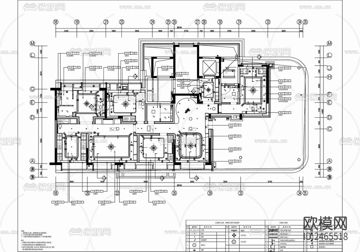 别墅cad施工图下载（渲染图8）