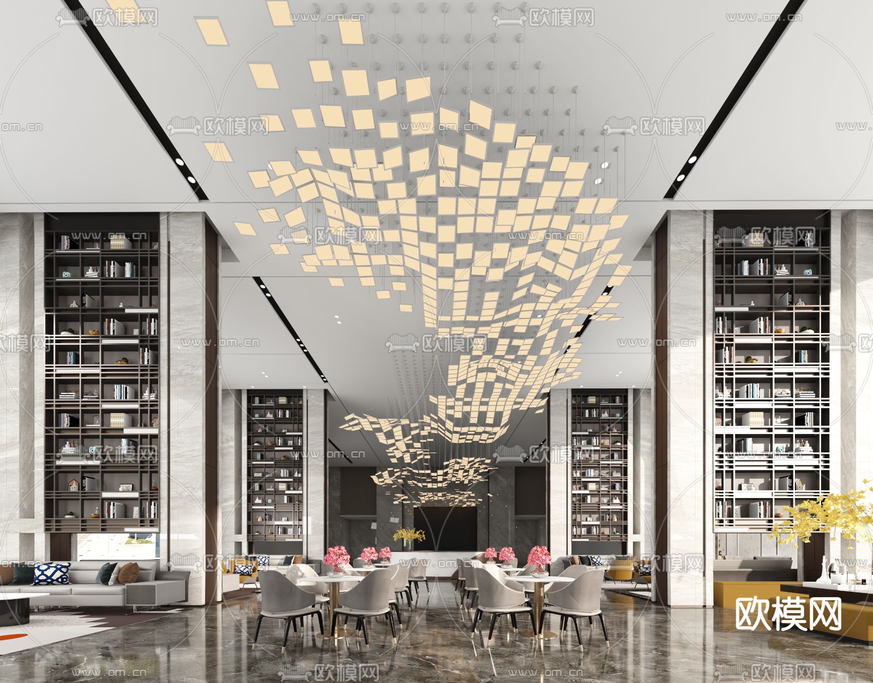 赛瑞迪普设计 中粮·京西祥云售楼处su模型下载