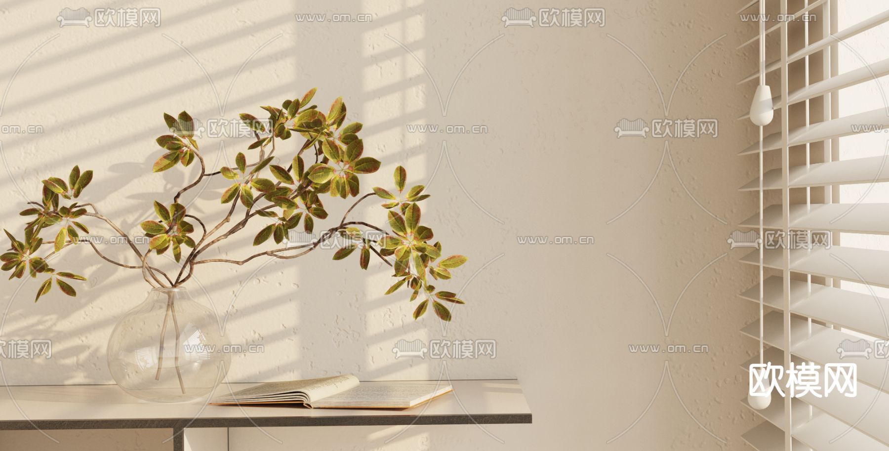 水培绿植 水生植物3d模型下载