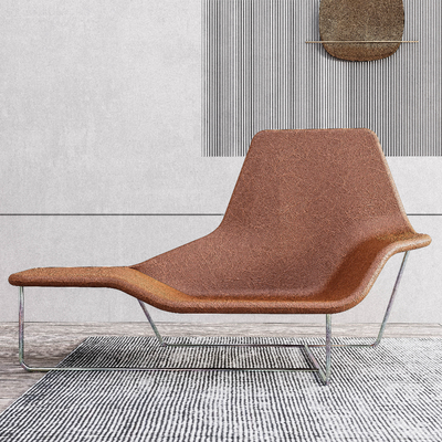  现代躺椅 休闲椅su模型 