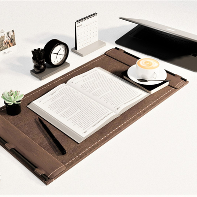  笔记本电脑 书籍文具su模型 