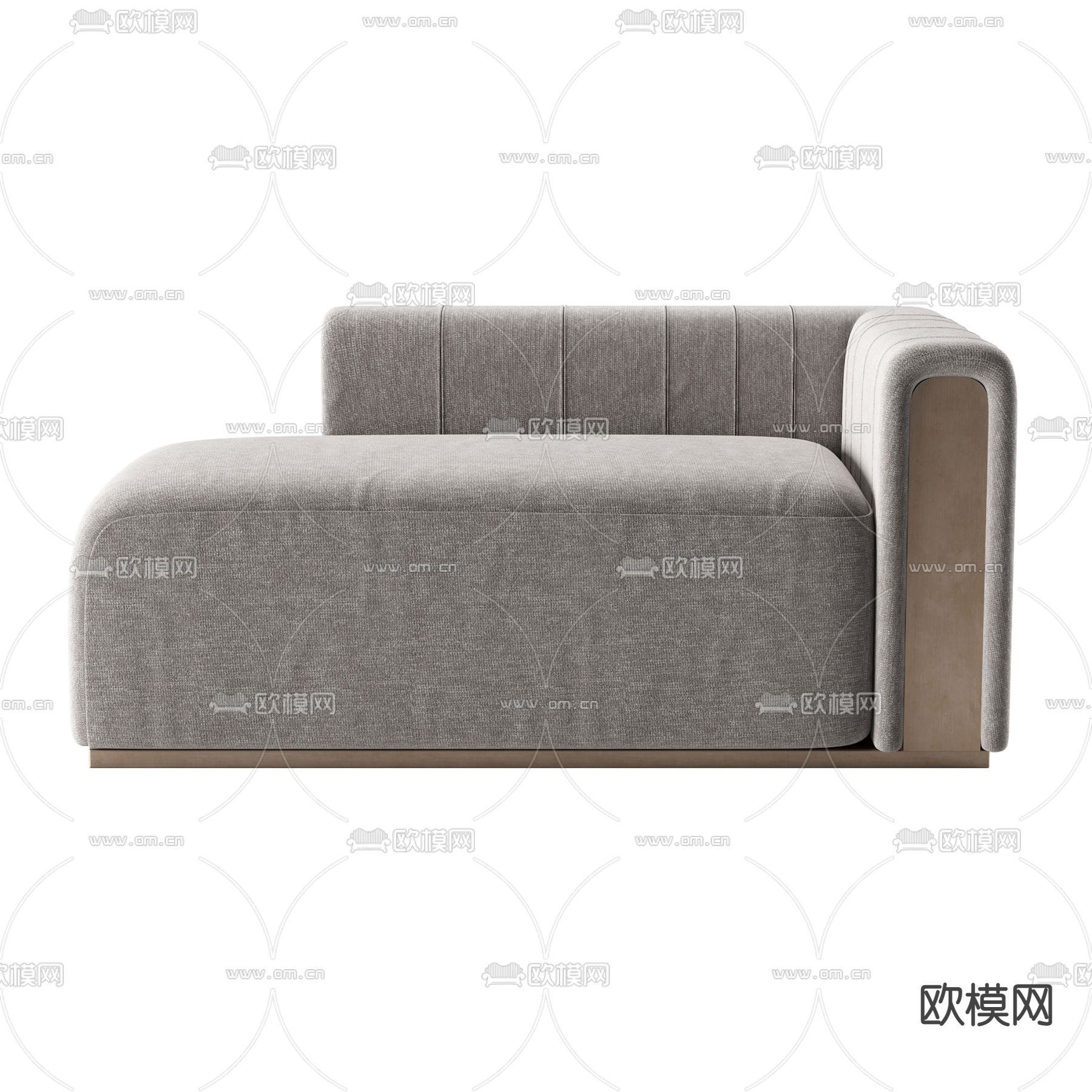 现代简约布艺休闲沙发免费3d模型下载