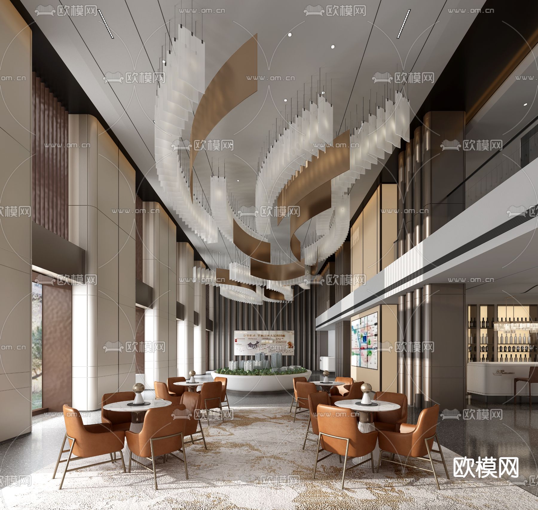 柏涛设计 芜湖拓基弘阳时光里·售楼处SU模型下载