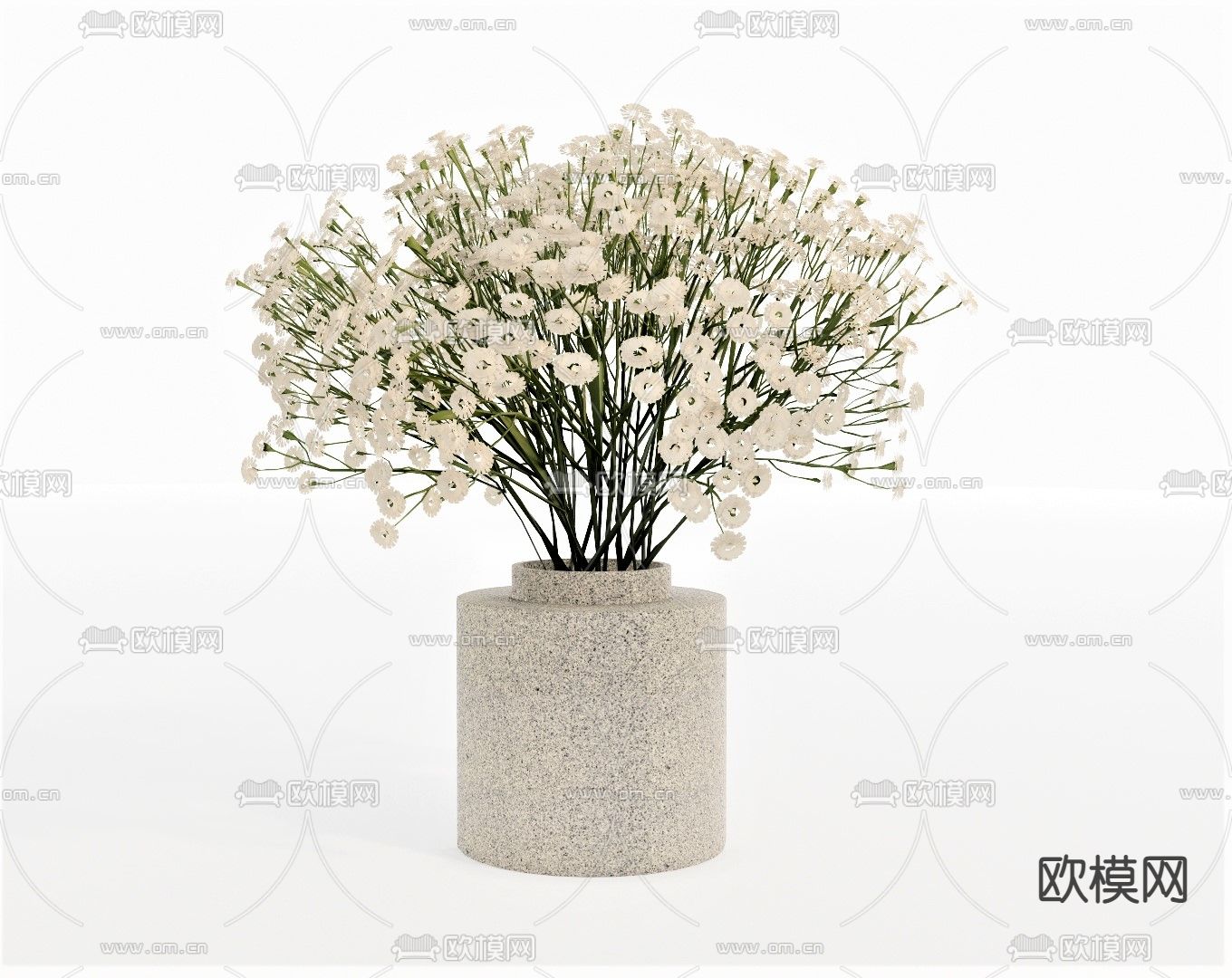 北欧满天星 花瓶su模型下载（渲染图1）