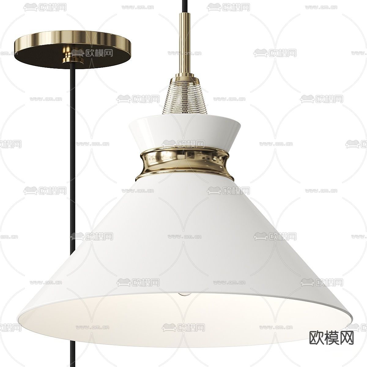 北欧吊灯3d模型下载