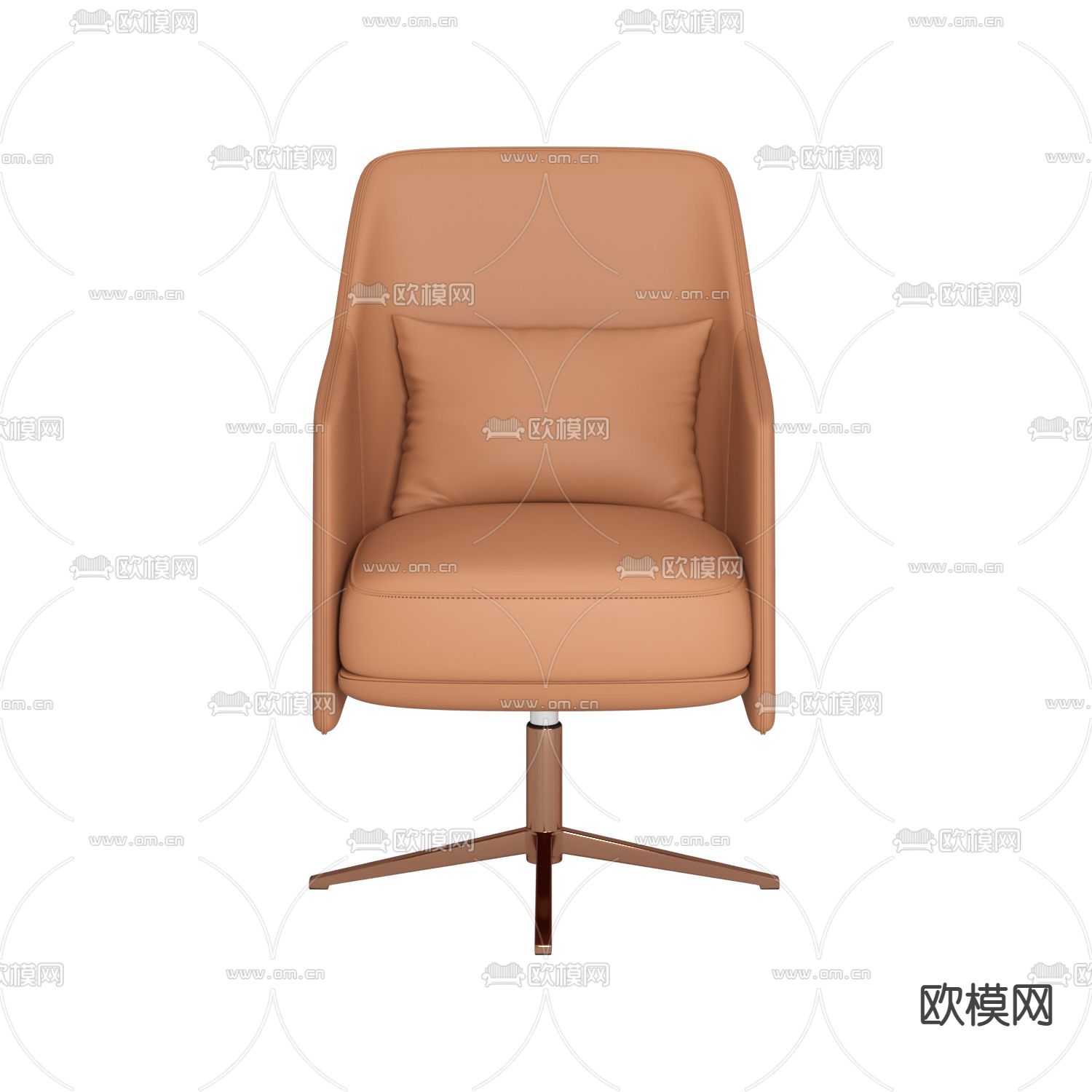 现代轻奢创意单人沙发免费3d模型下载