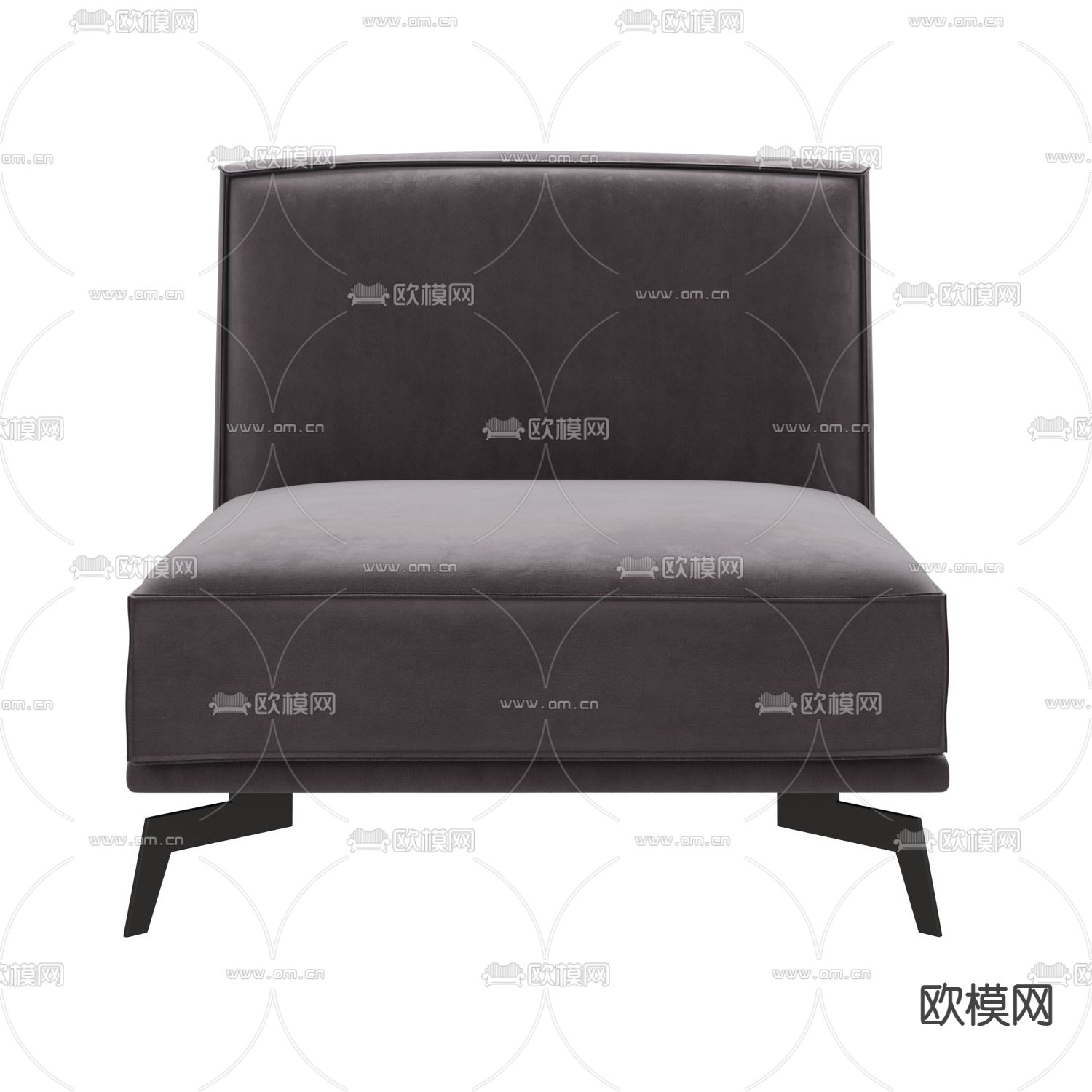 现代极简创意单人沙发免费3d模型下载