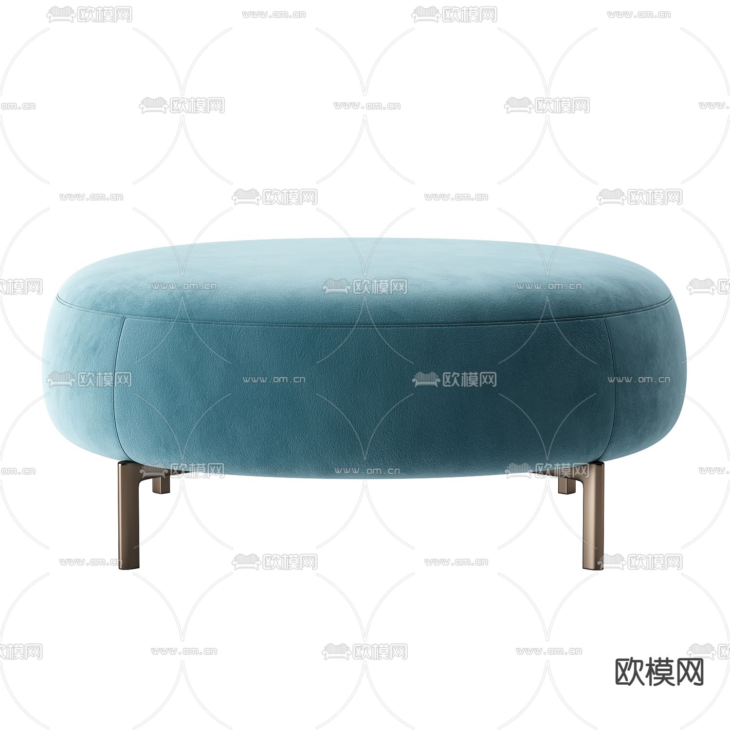 现代简约创意沙发凳免费3d模型下载