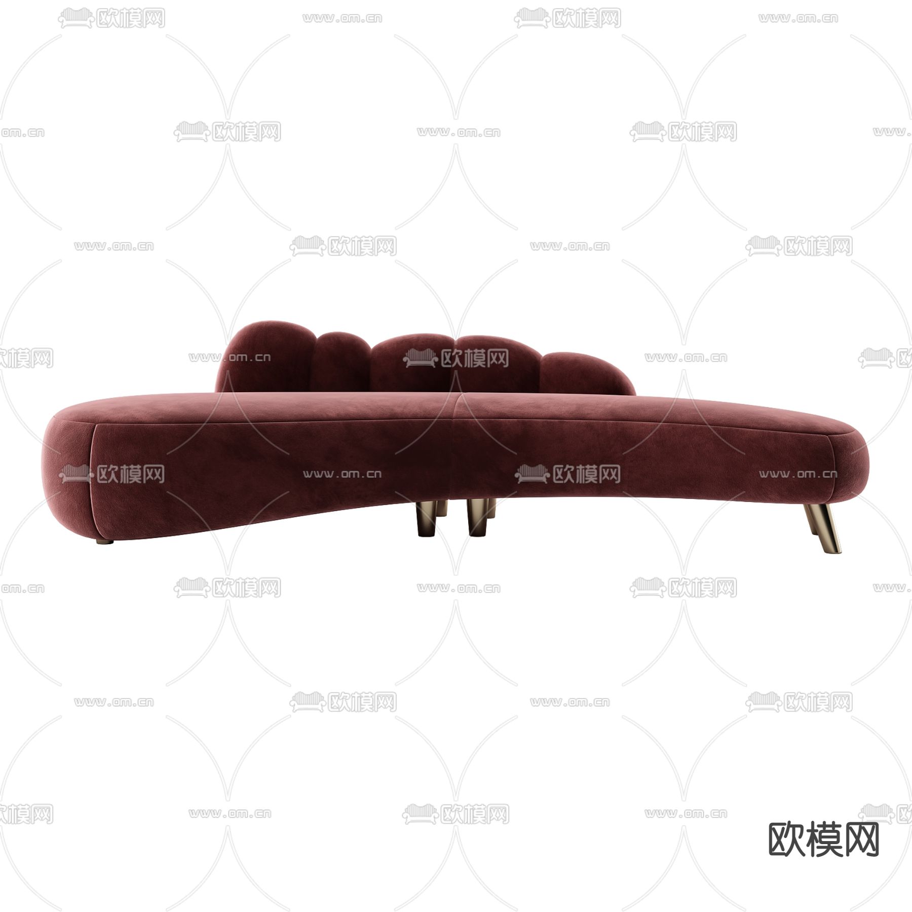 现代轻奢创意休闲沙发免费3d模型下载
