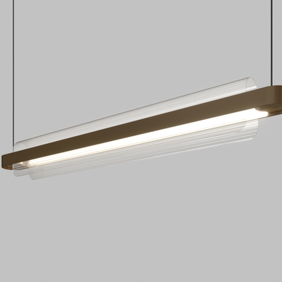  办公吊灯su模型 