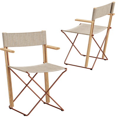  现代户外椅子 折叠椅su模型 