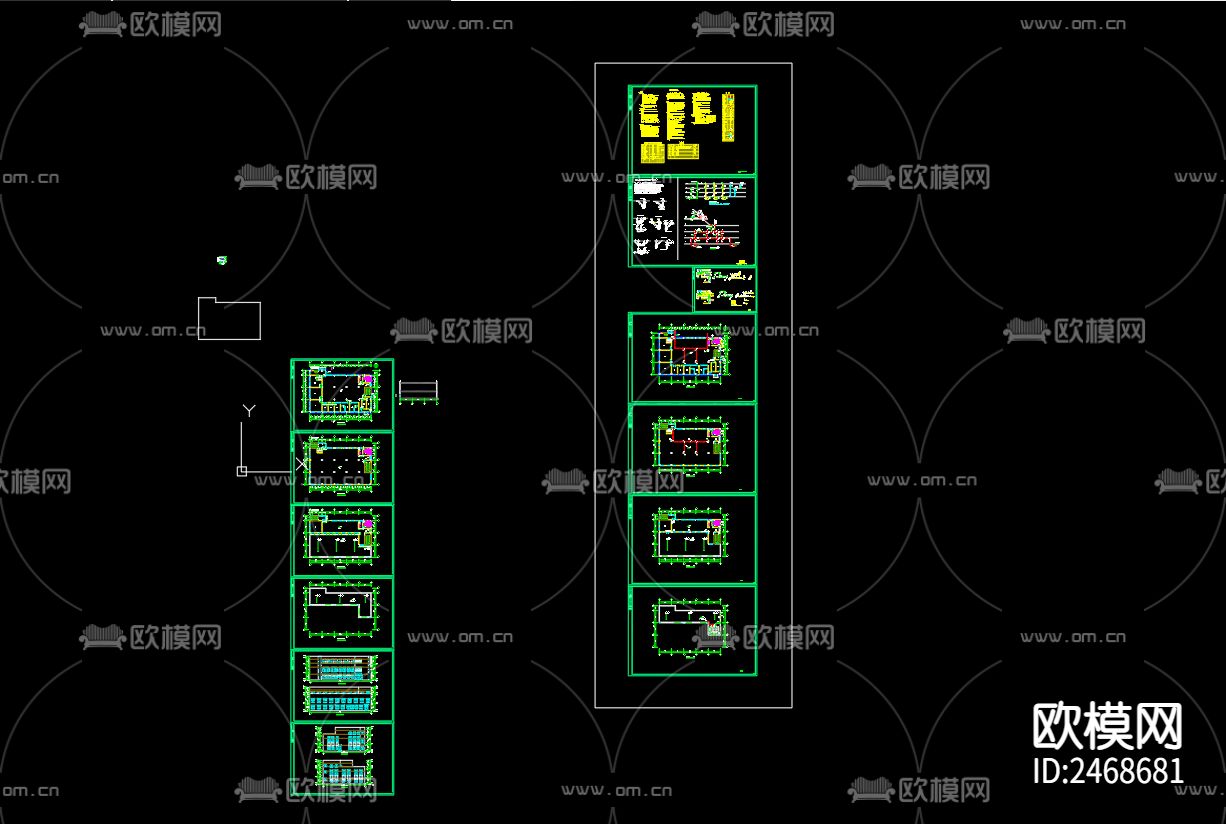 江苏普力优创科技有限公司1号厂房给排水CAD施工图下载（渲染图1）