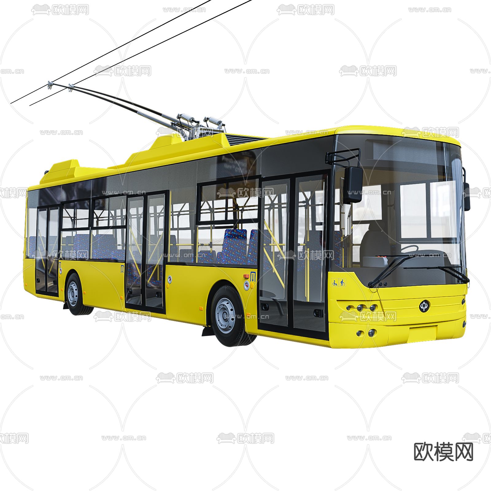 無軌電車3d模型下载