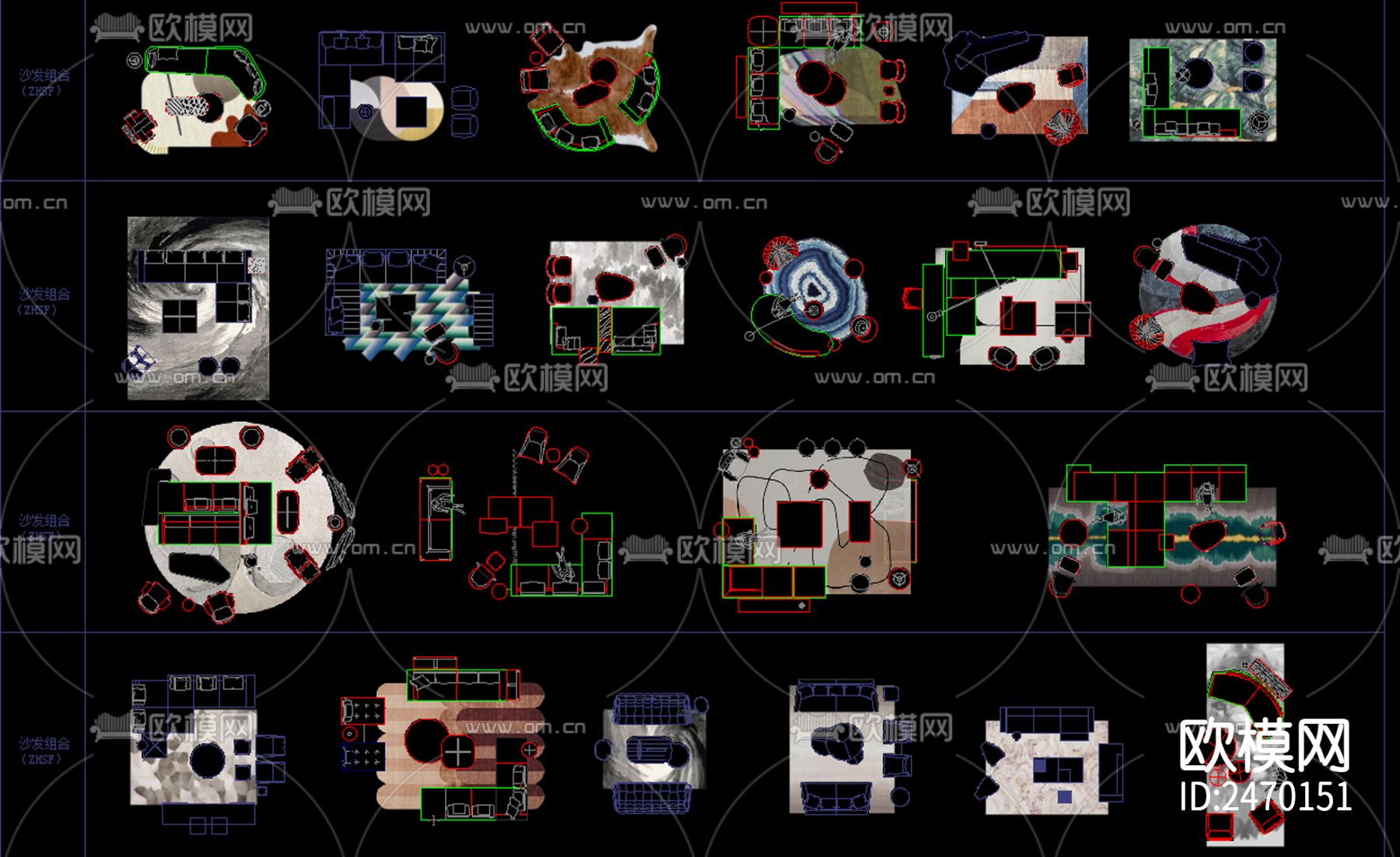 各类PNG免抠图CAD图库下载（渲染图1）