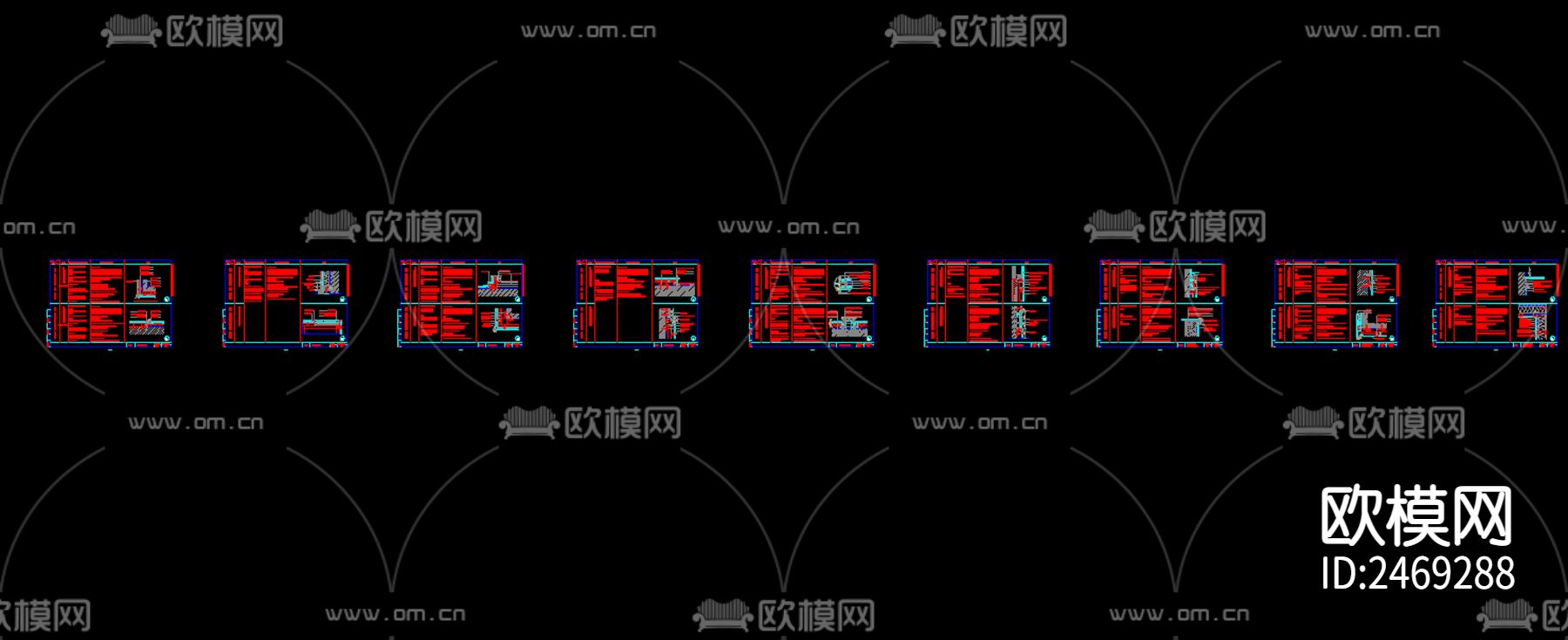 SU精选墙顶地三大节点CAD施工图下载（渲染图3）