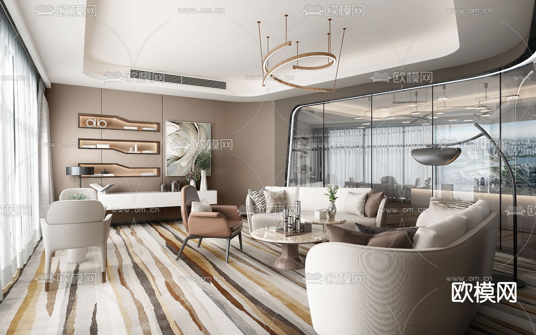 HWCD设计 深圳前海2030展示体验中心SU模型下载