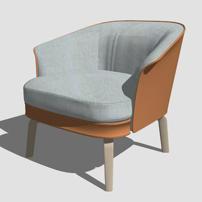 现代休闲椅子su模型