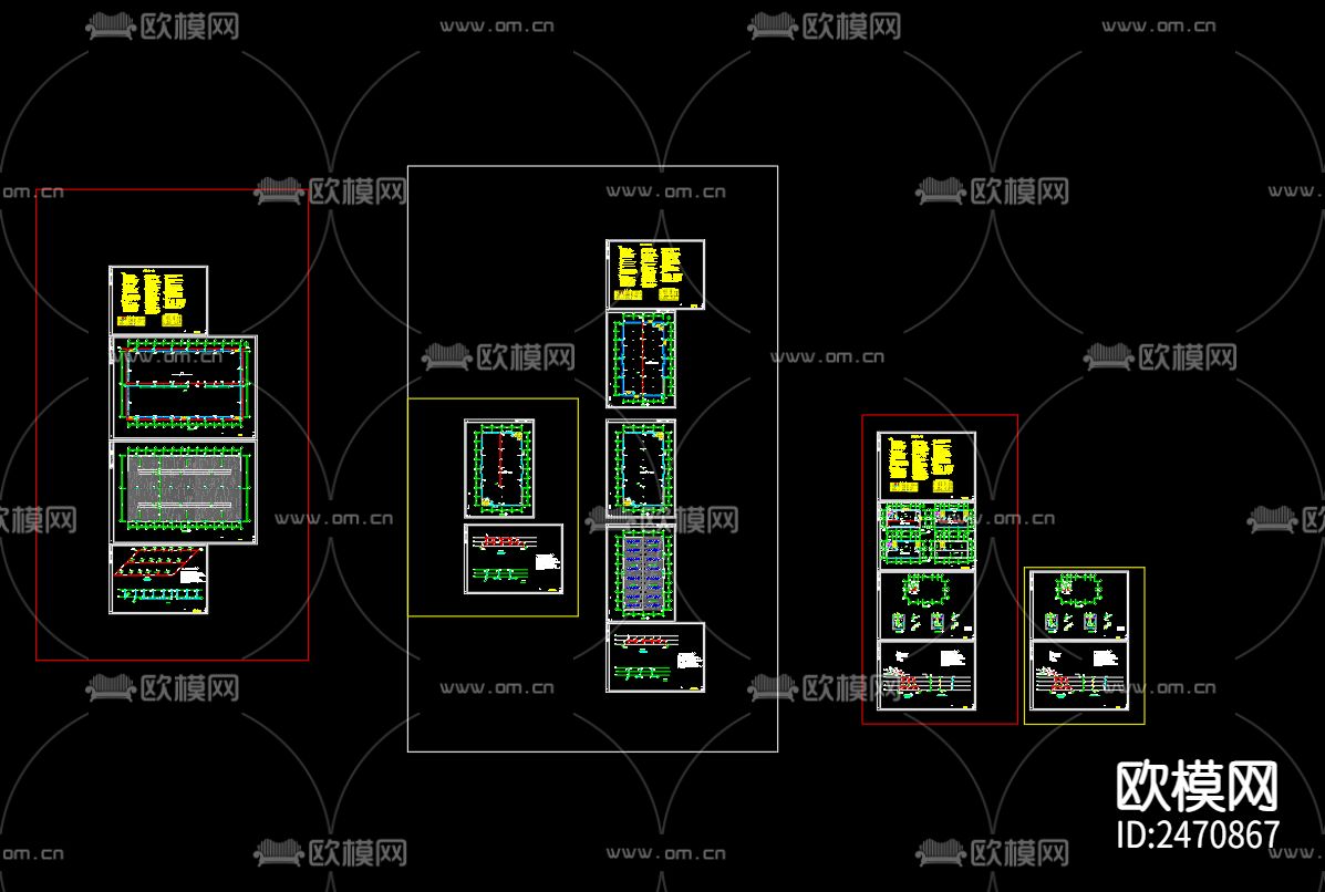 某气球厂厂房一和二给排水设计CAD施工图下载（渲染图1）