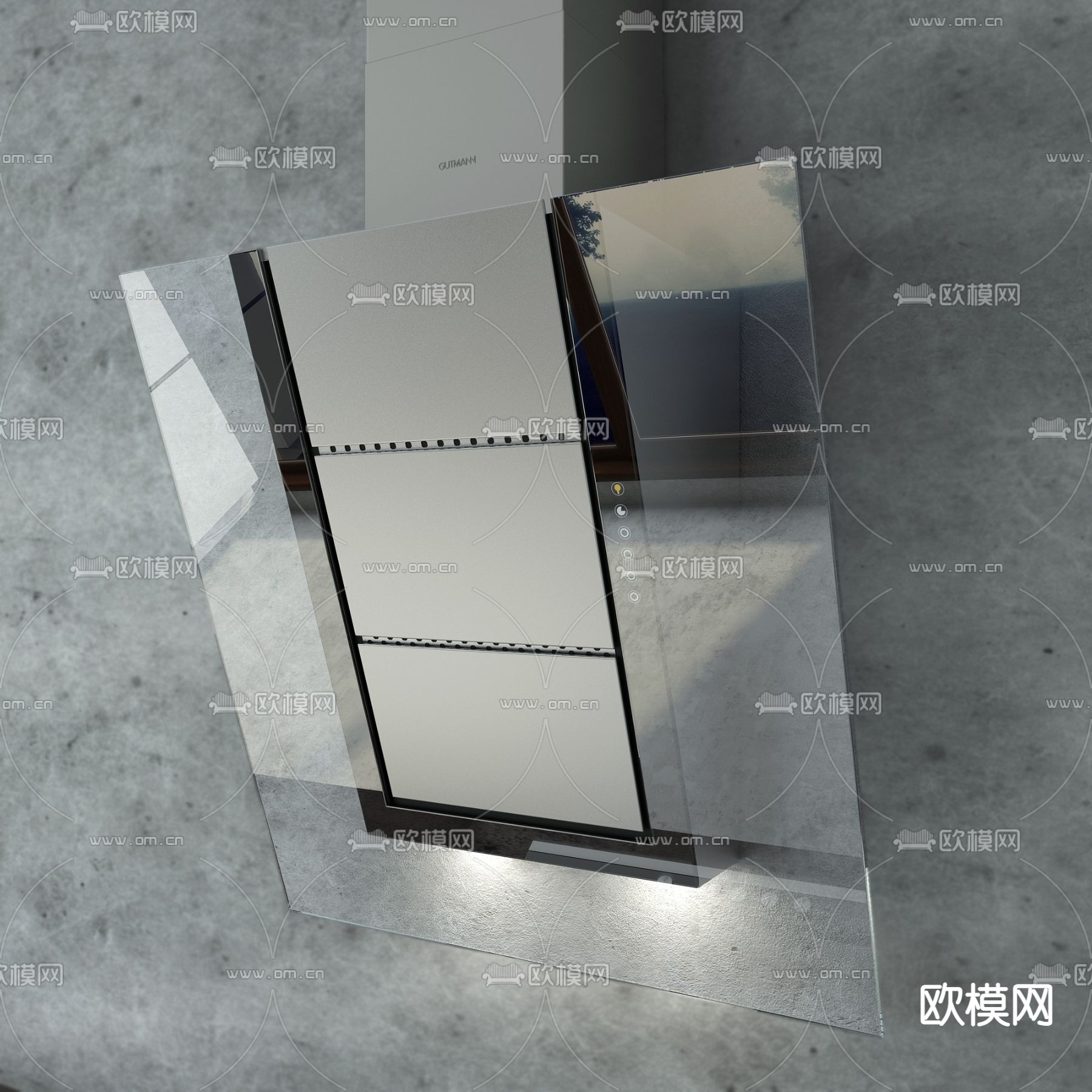 抽油烟机 厨房电器3d模型下载