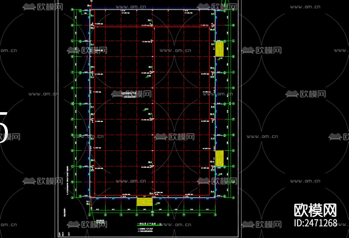康泰节能科技公司厂房给排水CAD施工图下载（渲染图4）