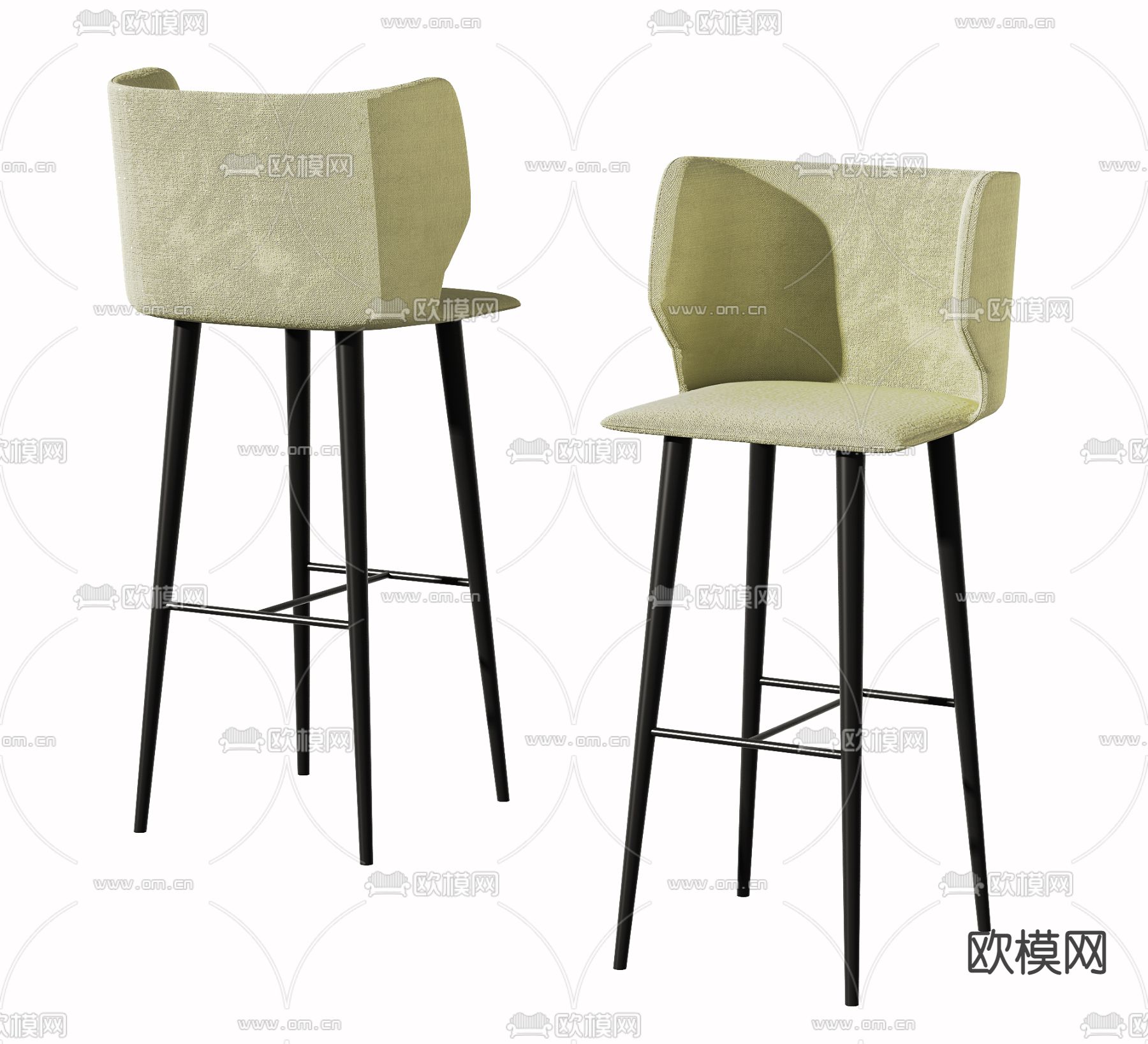 现代吧椅 吧凳3d模型下载