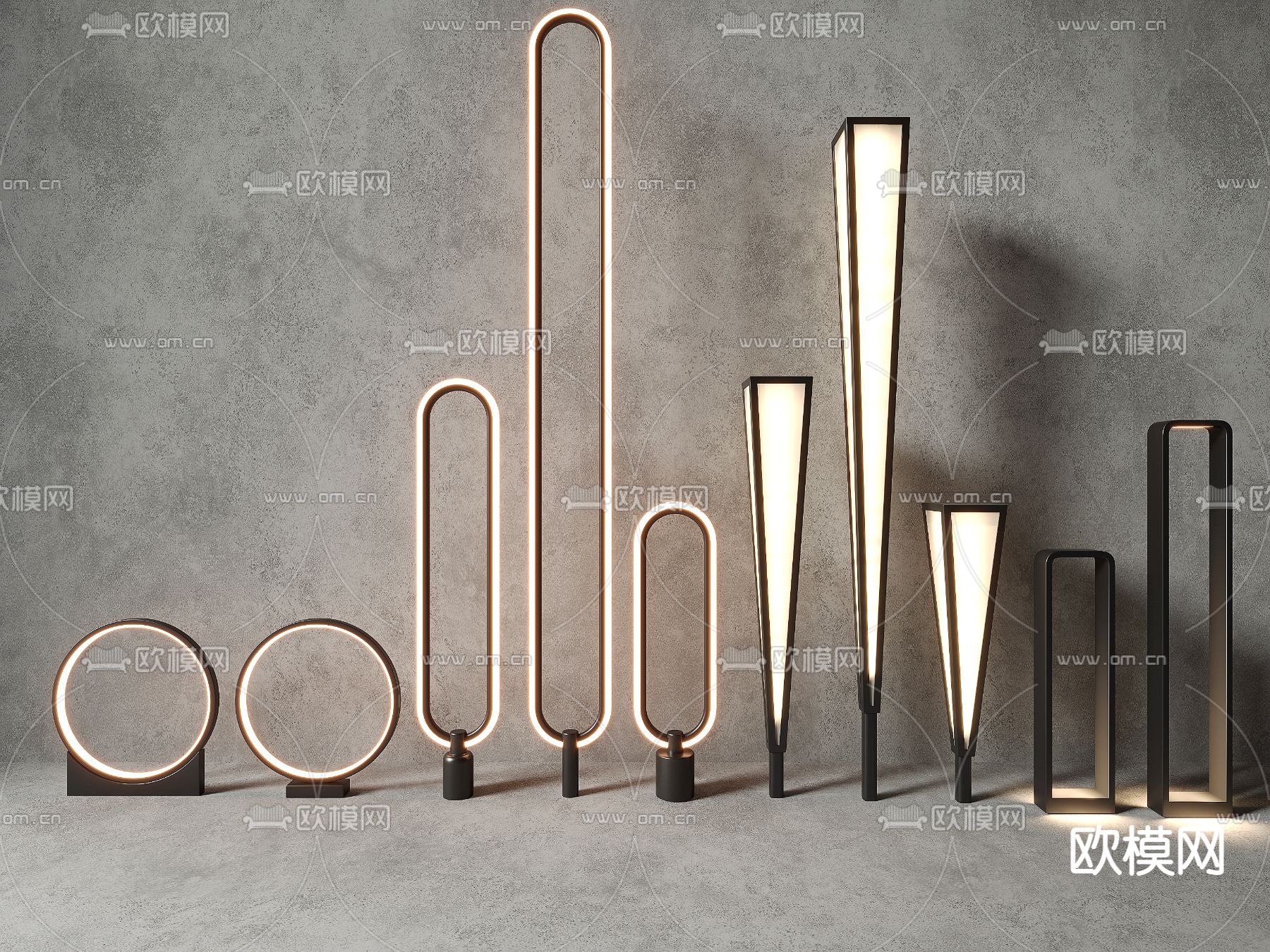景观灯 草坪灯 庭院灯 路灯3d模型