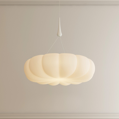 奶油风吊灯su模型