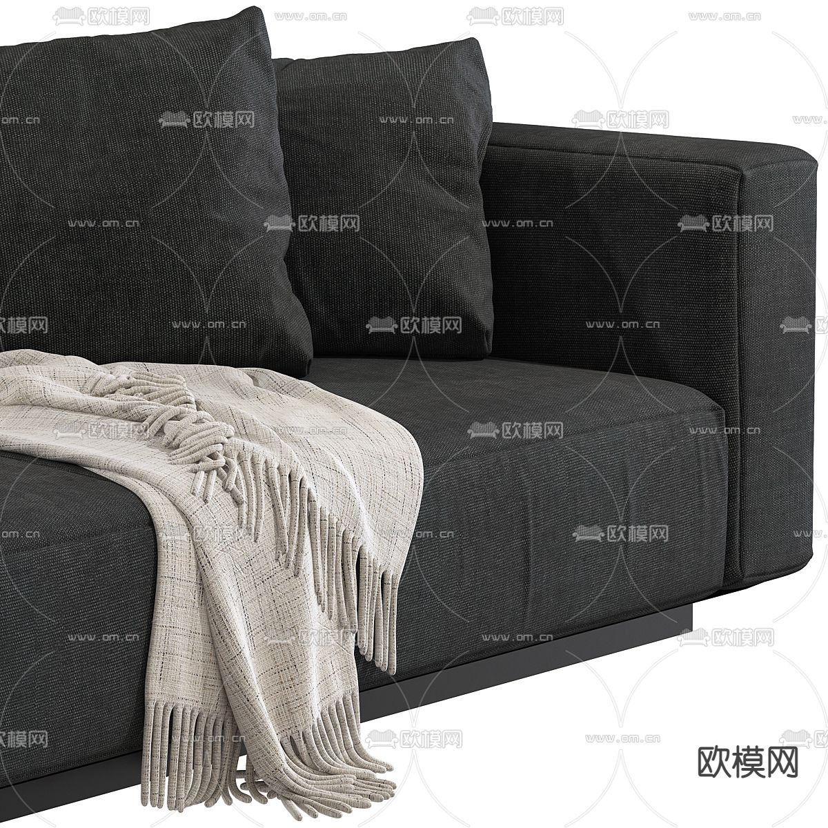 贵妃椅 美人榻3d模型下载（渲染图2）