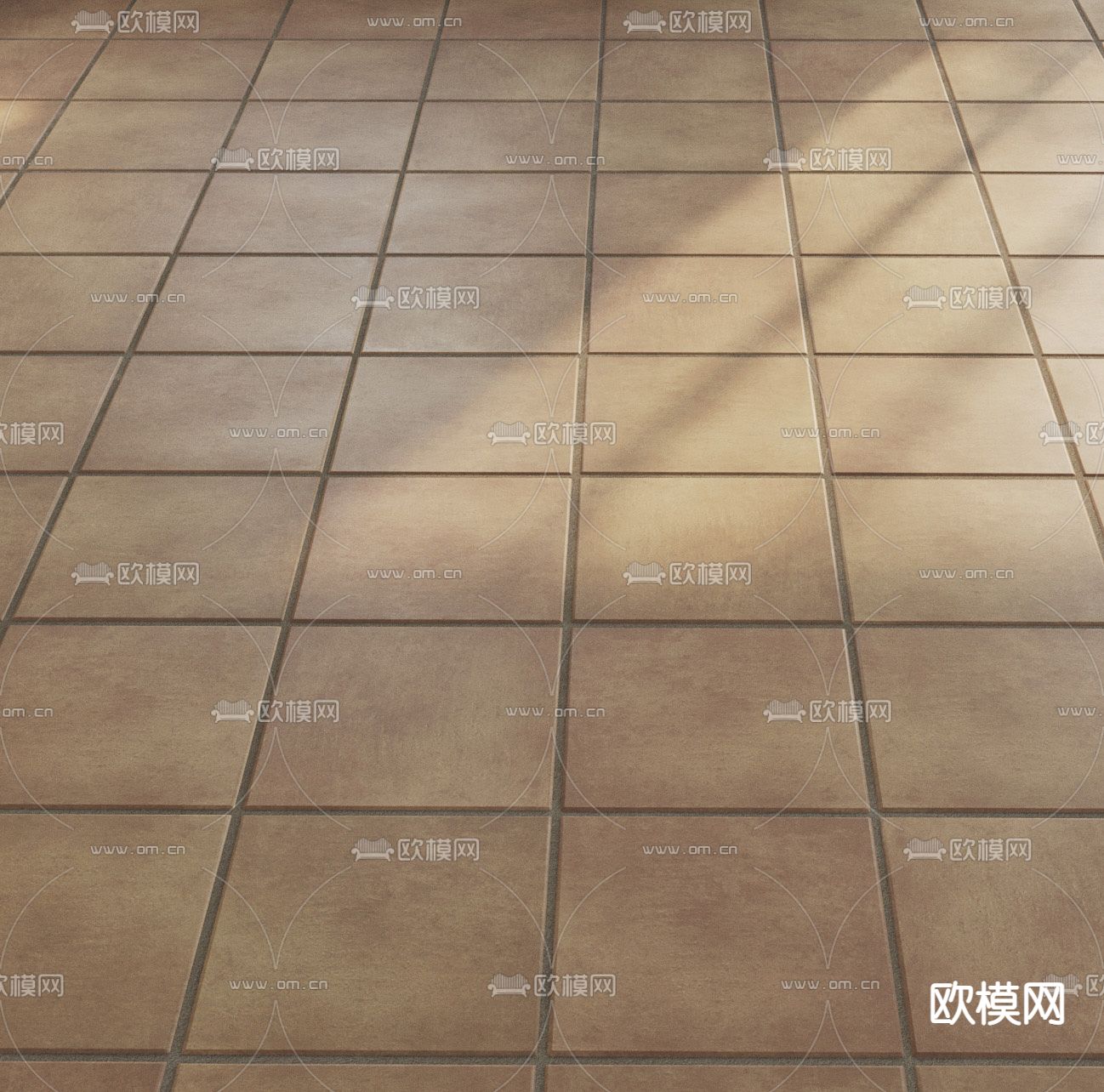 地砖 瓷砖3d模型下载（渲染图1）