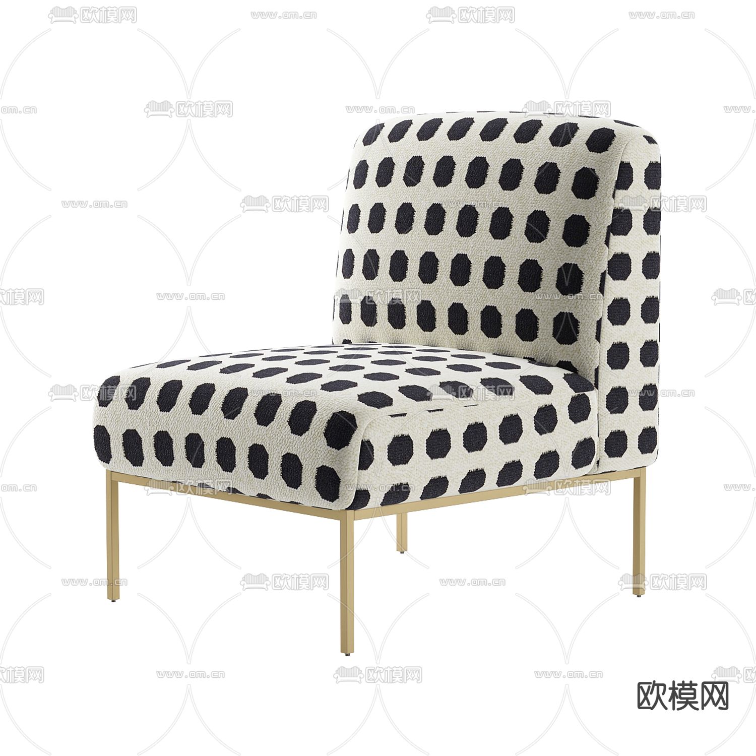 北欧简约创意休闲沙发免费3d模型下载