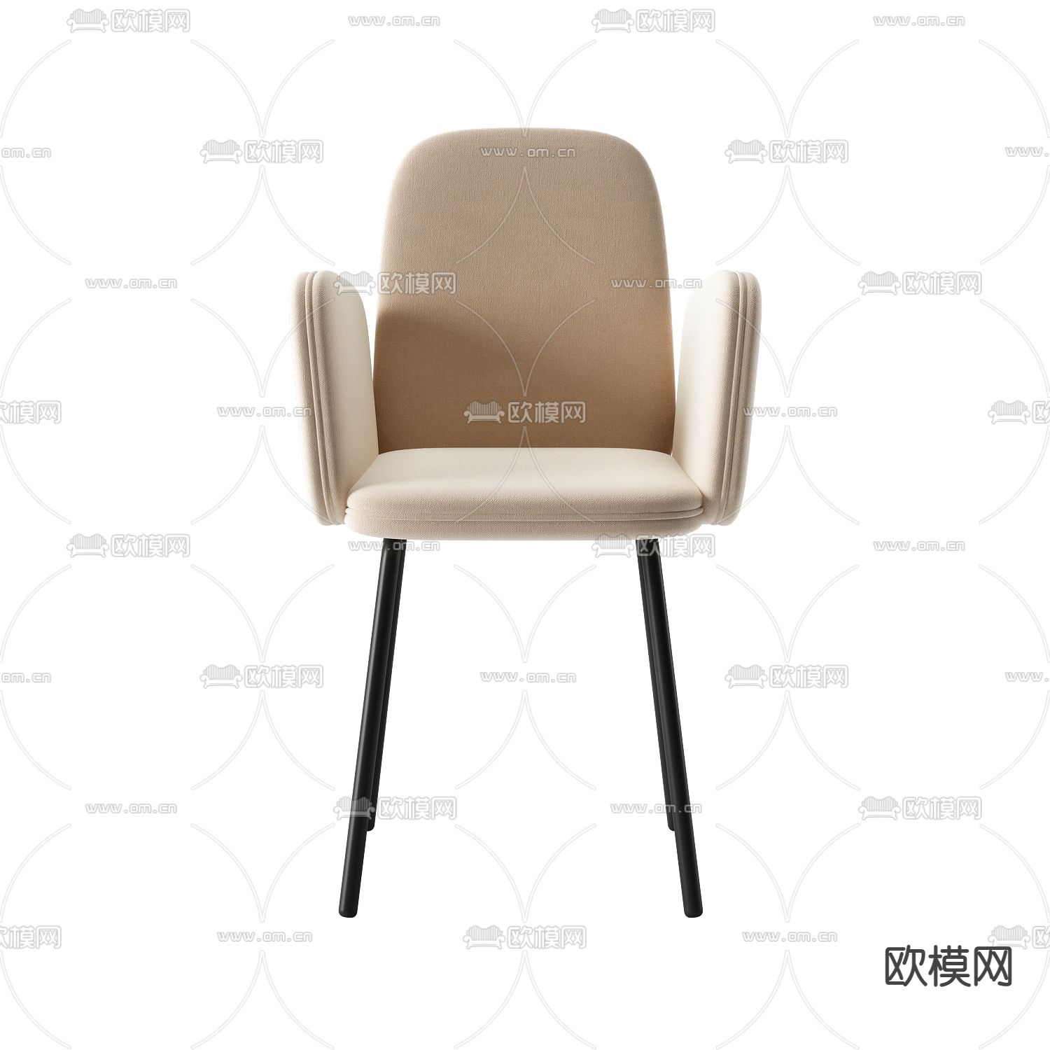 现代简约休闲椅免费3d模型下载